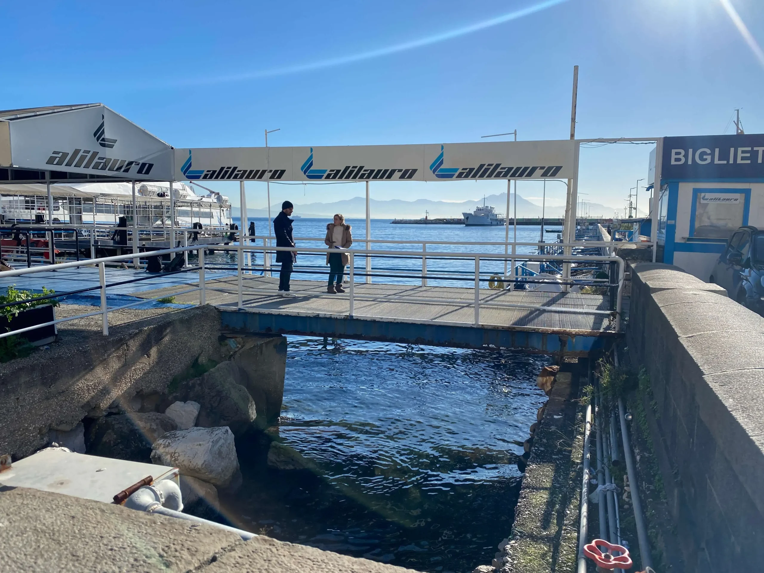 Reconstruction Mergellina Lungomare Port